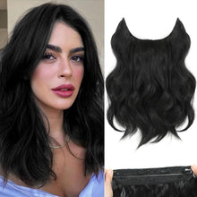 Load image into Gallery viewer, Synthetic Adjustable Long Wavy Hair Extensions
