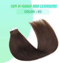 Load image into Gallery viewer, Seamless Skin Weft Tape in Human Hair Extensions
