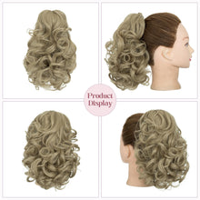 Load image into Gallery viewer, 12” Short Curly Claw Ponytail Extension Clip In On Hairpiece
