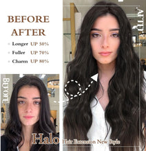 Load image into Gallery viewer, Synthetic Adjustable Long Wavy Hair Extensions
