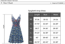 Load image into Gallery viewer, V Neck Spaghetti Strap Casual Dress with Pockets
