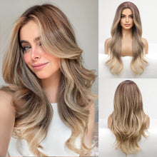 Load image into Gallery viewer, Heat Friendly Hair Wig Ombre Blonde Synthetic Wig
