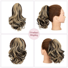 Load image into Gallery viewer, 12” Short Curly Claw Ponytail Extension Clip In On Hairpiece
