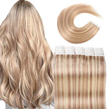 Load image into Gallery viewer, Seamless Skin Weft Tape in Human Hair Extensions
