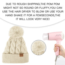 Load image into Gallery viewer, Fleece Knitted Winter Hat
