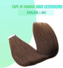 Load image into Gallery viewer, Seamless Skin Weft Tape in Human Hair Extensions
