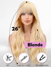 Load image into Gallery viewer, Long Blonde Wigs for Women
