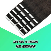 Load image into Gallery viewer, Seamless Skin Weft Tape in Human Hair Extensions
