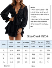 Load image into Gallery viewer, Ruffle High Waist Party Dress With Deep V Neck
