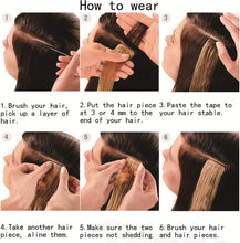 Load image into Gallery viewer, Seamless Skin Weft Tape in Human Hair Extensions
