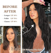 Load image into Gallery viewer, Synthetic Adjustable Long Wavy Hair Extensions
