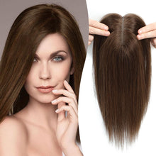 Load image into Gallery viewer, Real Human Hair Handmade Swiss Base Hair Topper
