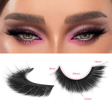 Load image into Gallery viewer, Mink Lashes DD Curl Russian Strip Lashes
