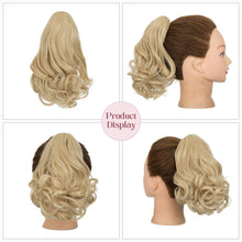 Load image into Gallery viewer, 12” Short Curly Claw Ponytail Extension Clip In On Hairpiece
