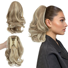 Load image into Gallery viewer, 12” Short Curly Claw Ponytail Extension Clip In On Hairpiece
