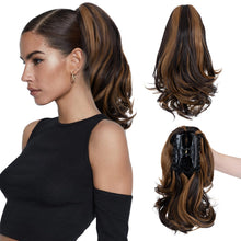 Load image into Gallery viewer, 12” Short Curly Claw Ponytail Extension Clip In On Hairpiece
