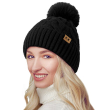 Load image into Gallery viewer, Fleece Knitted Winter Hat
