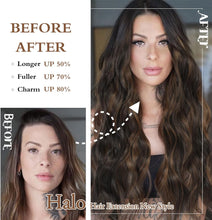 Load image into Gallery viewer, Synthetic Adjustable Long Wavy Hair Extensions
