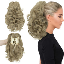 Load image into Gallery viewer, 12” Short Curly Claw Ponytail Extension Clip In On Hairpiece
