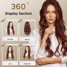 Load image into Gallery viewer, Ombre Blonde Wavy WIg with Middle Part
