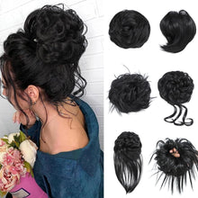 Load image into Gallery viewer, Messy Bun Hair Pieces Set of 6
