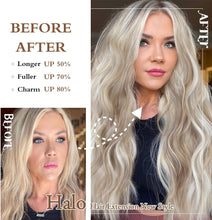 Load image into Gallery viewer, Synthetic Adjustable Long Wavy Hair Extensions
