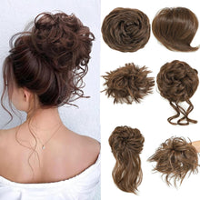 Load image into Gallery viewer, Messy Bun Hair Pieces Set of 6
