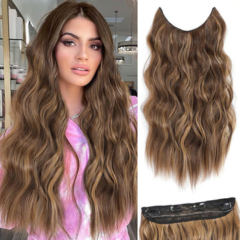 Synthetic Adjustable Long Wavy Hair Extensions