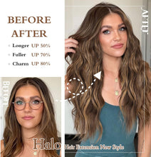 Load image into Gallery viewer, Synthetic Adjustable Long Wavy Hair Extensions
