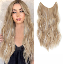 Load image into Gallery viewer, Synthetic Adjustable Long Wavy Hair Extensions
