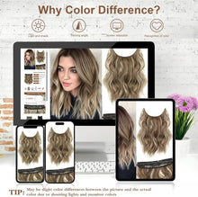 Load image into Gallery viewer, Synthetic Adjustable Long Wavy Hair Extensions
