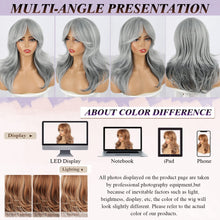 Load image into Gallery viewer, Layered Synthetic Wig with Curtain Bangs
