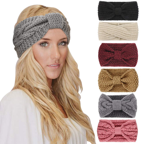Crochet Ear Warmer Knit Headband - 6pcs Wig Store All Products