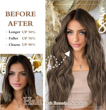 Load image into Gallery viewer, Synthetic Adjustable Long Wavy Hair Extensions
