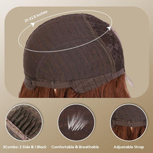 Load image into Gallery viewer, Ombre Blonde Wavy WIg with Middle Part
