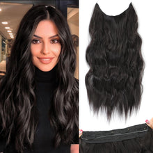 Load image into Gallery viewer, Synthetic Adjustable Long Wavy Hair Extensions
