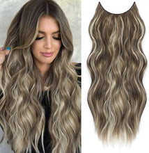 Load image into Gallery viewer, Synthetic Adjustable Long Wavy Hair Extensions
