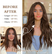 Load image into Gallery viewer, Synthetic Adjustable Long Wavy Hair Extensions
