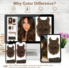 Load image into Gallery viewer, Synthetic Adjustable Long Wavy Hair Extensions
