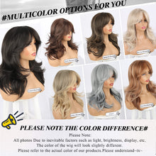 Load image into Gallery viewer, Layered Synthetic Wig with Curtain Bangs
