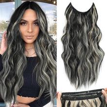 Load image into Gallery viewer, Synthetic Adjustable Long Wavy Hair Extensions
