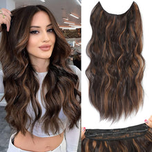 Load image into Gallery viewer, Synthetic Adjustable Long Wavy Hair Extensions
