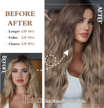 Load image into Gallery viewer, Synthetic Adjustable Long Wavy Hair Extensions
