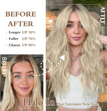 Load image into Gallery viewer, Synthetic Adjustable Long Wavy Hair Extensions
