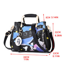 Load image into Gallery viewer, Ladies Top Handle Satchel Shoulder Bag
