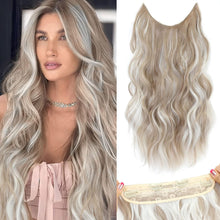 Load image into Gallery viewer, Synthetic Adjustable Long Wavy Hair Extensions
