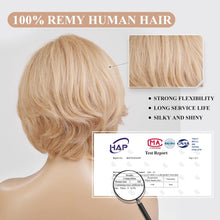 Load image into Gallery viewer, HD Hand-Tied Lace Front Human Hair Blend Wig

