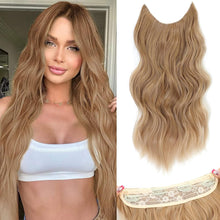 Load image into Gallery viewer, Synthetic Adjustable Long Wavy Hair Extensions
