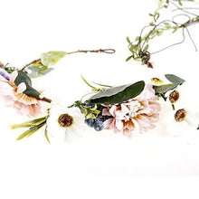 Load image into Gallery viewer, aesthetic rattan flower vine crown tiara hair accessory
