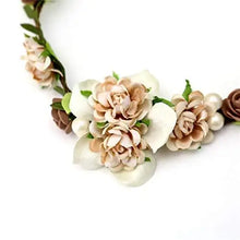 Load image into Gallery viewer, aesthetic rattan flower vine crown tiara hair accessory
